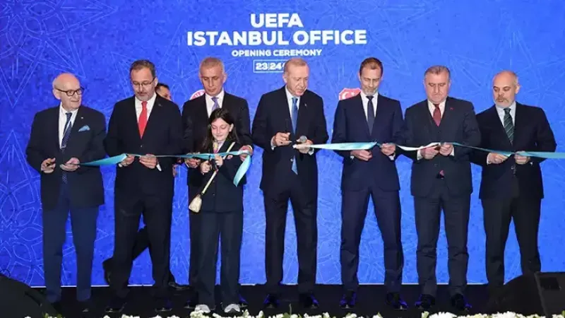 UEFA’nın İstanbul’daki temsilciliğinin açılışı yapıldı