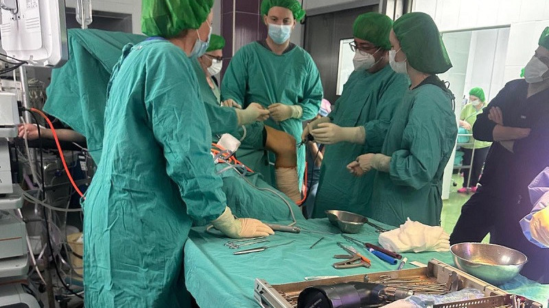 Kuzey Makedonya'da ilk kez menisküs nakli yapıldı