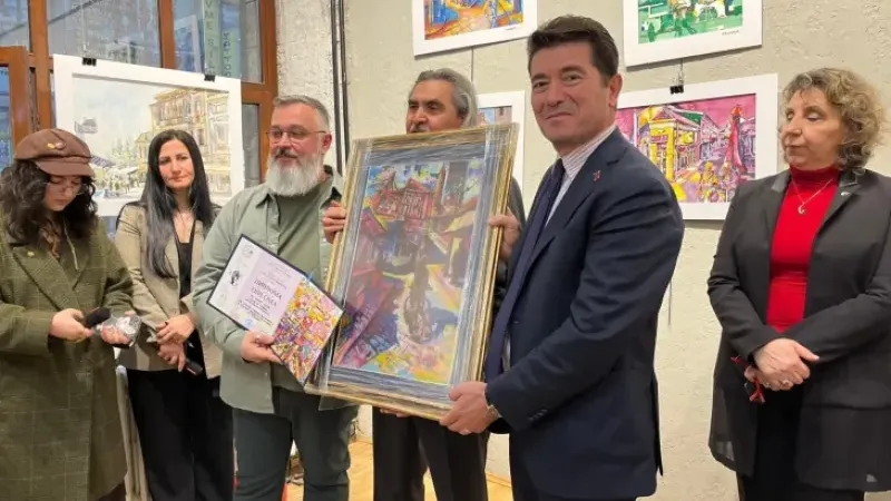 Manastır'ın Çocuk Sanat Stüdyosu, Trabzon'daki Sanat Sergisinde büyük başarıya imza attı