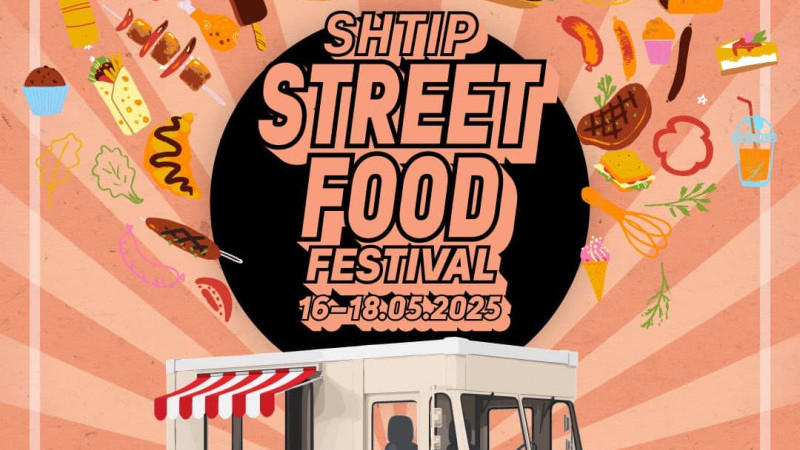İştip’te sokaklar dünya lezzetleriyle dolu: “Shtip Street Food Festival” başladı