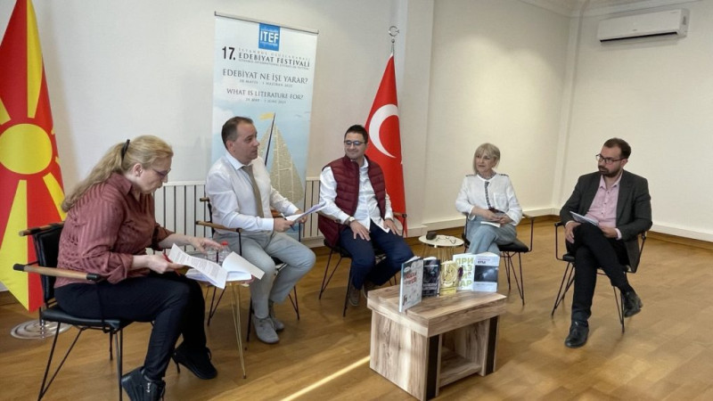 Makedon edebiyatı İstanbul'da: ITEF’te “Kuzey Makedonya ve Türkiye – Edebiyat Köprüleri” gecesi