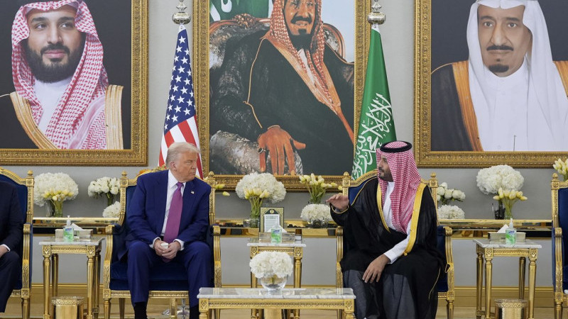 ABD Başkanı Donald Trump Körfez turu için Suudi Arabistan’da