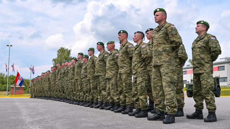 Hırvatistan, Kosova’ya 43. askeri birliğini gönderdi