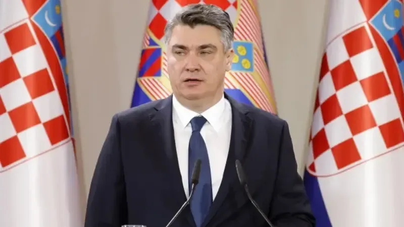 Hırvatistan Cumhurbaşkanı Zoran Milanović, Kuzey Makedonya'yı ziyaret ediyor