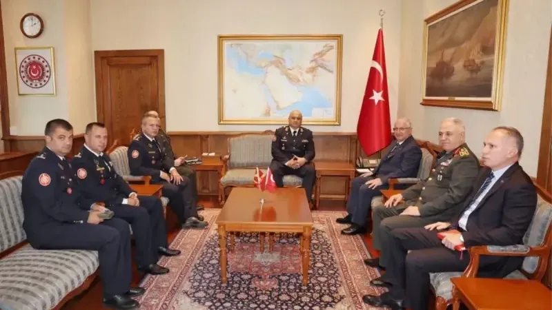 Milli Savunma Bakanı Güler, Kuzey Makedonya Genelkurmay Başkanı'nı kabul etti
