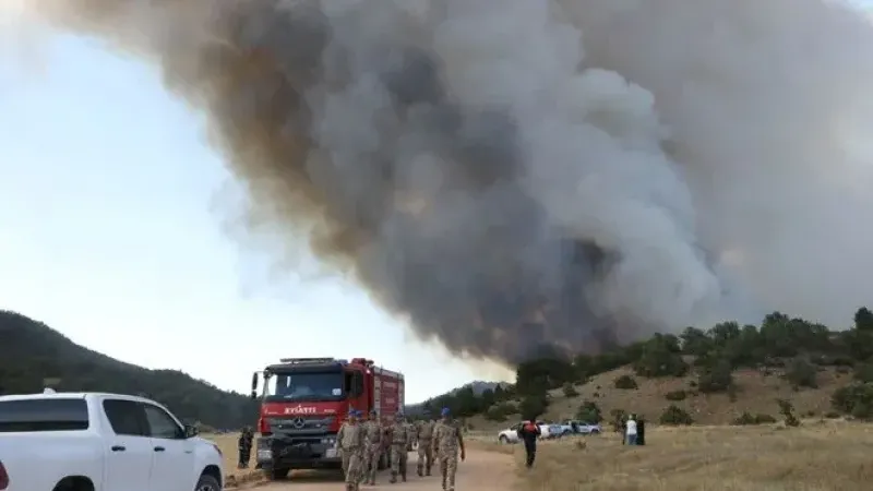 Eskişehir'de alevlerin arasında kalan 10 orman işçisi yaşamını yitirdi