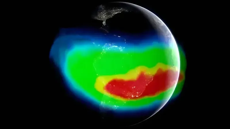 NASA, Güney Atlantik’teki manyetik anomaliyi yakından izliyor