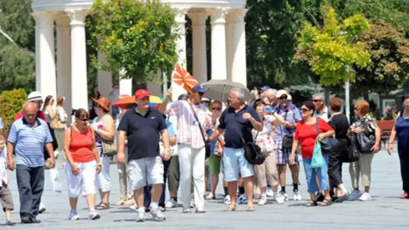 Mayıs 2025'te Kuzey Makedonya'yı ziyaret eden turist sayısı 130 bini aştı