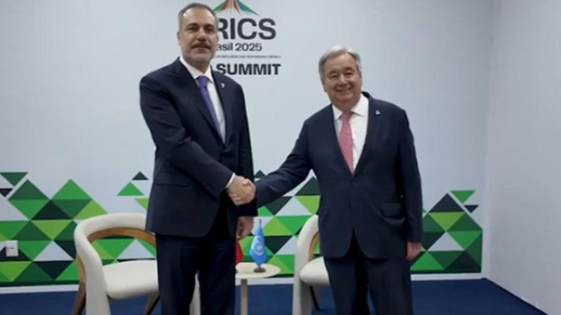 Türkiye Dışişleri Bakanı Fidan, Guterres ile görüştü