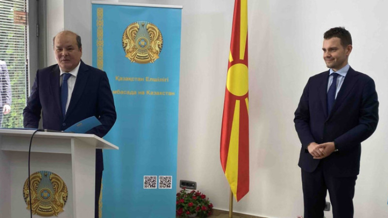 Kazakistan’ın Üsküp Büyükelçiliği açıldı: Enerji ve teknoloji alanlarında iş birliği rtacak