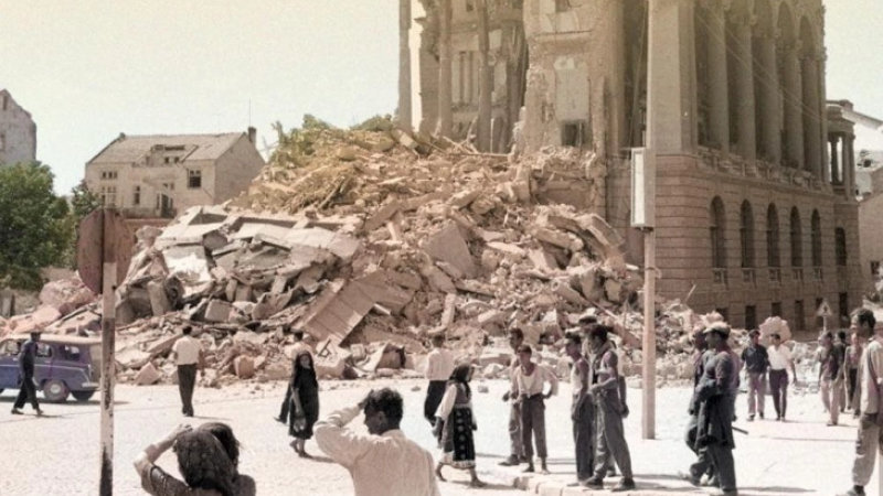 Üsküp, büyük depremin 62. yıl dönümünü anıyor
